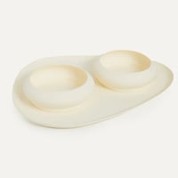 [max-bone]  バブルボウル＆マット セット クリーム