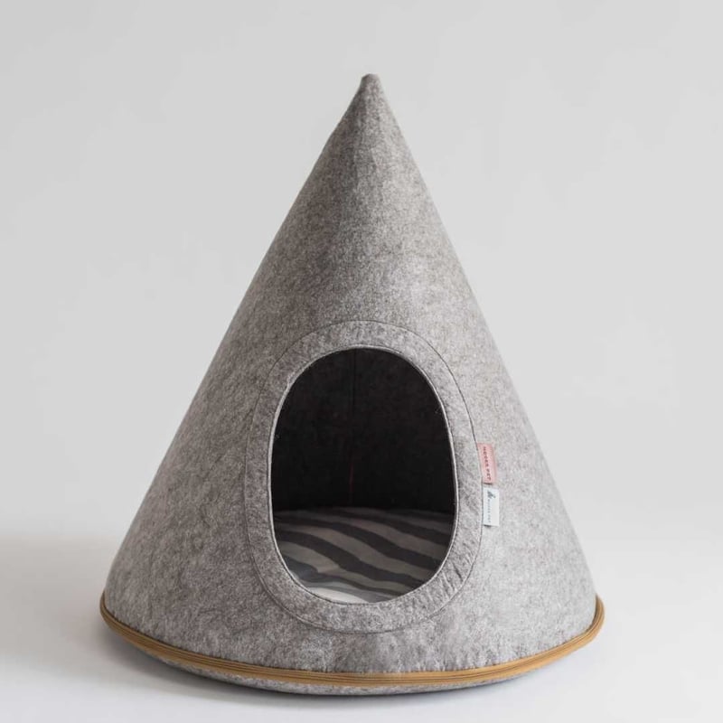 NOOEE PET] どこでもおうちテント グレー S/M | モフモフ mof_mof｜