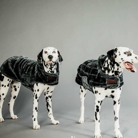 [Kentucky Dogwear] もこもこ防寒コート チャコールグレー