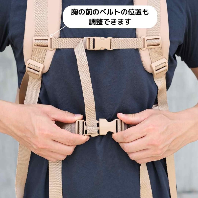 Pups & Bubs] リュック型キャリー サンド/ブラック | モフモフ