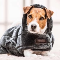 [Kentucky Dogwear] もこもこ防寒コート チャコールグレー （在庫限り）