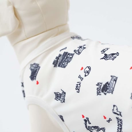 [PET SO CHIC]  クール タンクトップ A DOG IN PARIS (XSからXXLまで)