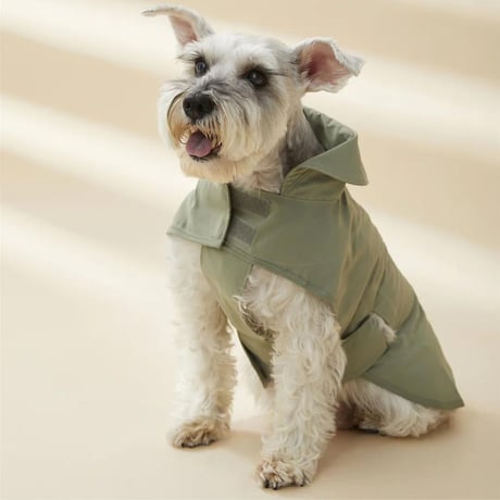 [OVER GLAM]  袖なしレインコート 中大型犬用