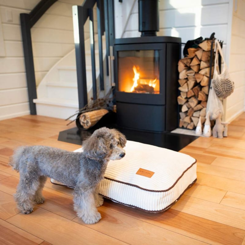 BBR] DECO クッションベッド クリーム S/M | モフモフ mof_mof｜北欧デ