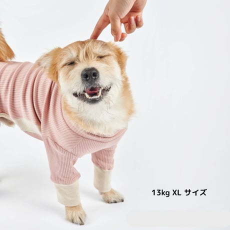 [furryfolks]  ストレッチジャンプスーツ くすみピンク Sから3XLまで