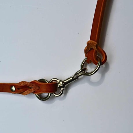 [AXELLE] レザー製 首輪一体型リード 「小型犬用」