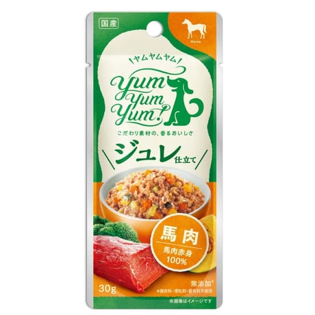 [yum yum yum! ]  ジュレ仕立て チキン/かつお/馬肉