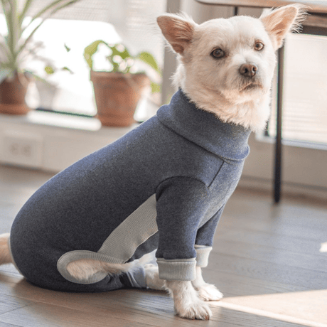[furryfolks]  High Neck Jumpsuit ネイビー (XSラスト１点）