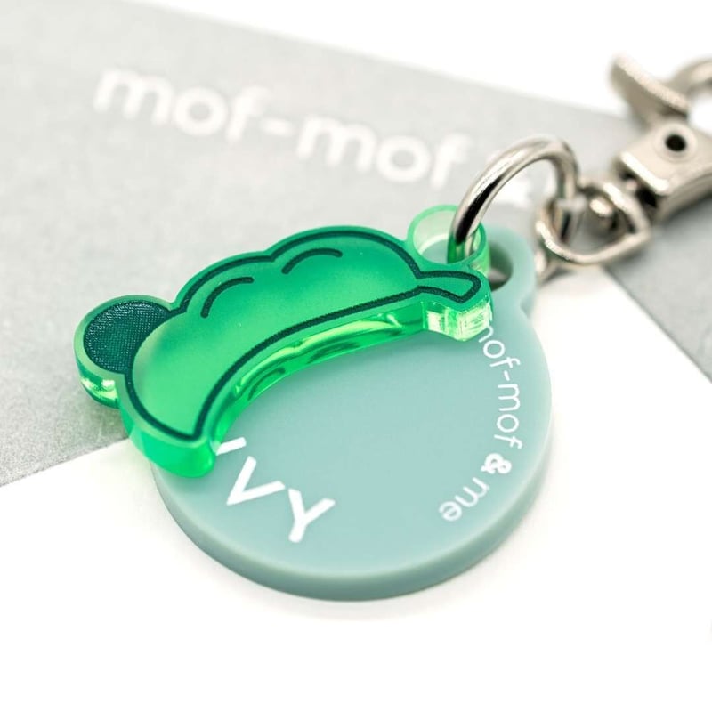 mof-mof] チャーム付き迷子札 | モフモフ mof_mof｜北欧デザインの