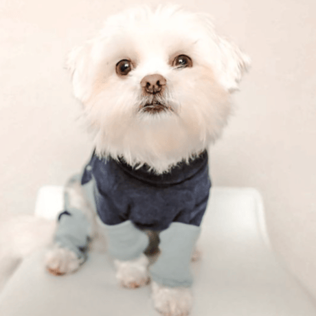[furryfolks]  High Neck Jumpsuit ネイビー (XSラスト１点）