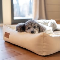 [BBR] スクエアボックスベッド ベージュ S/M