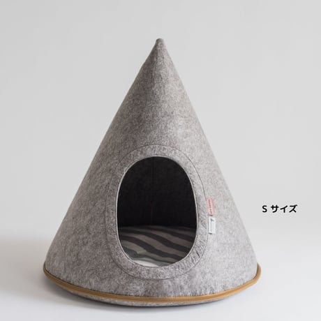 [NOOEE PET]  どこでもおうちテント グレー S/M