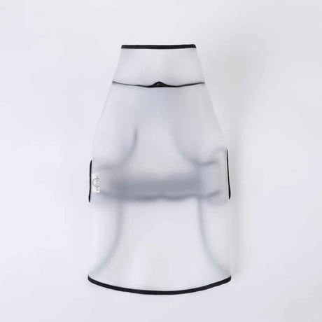 [OVER GLAM]  透明レインコート 中大型犬用