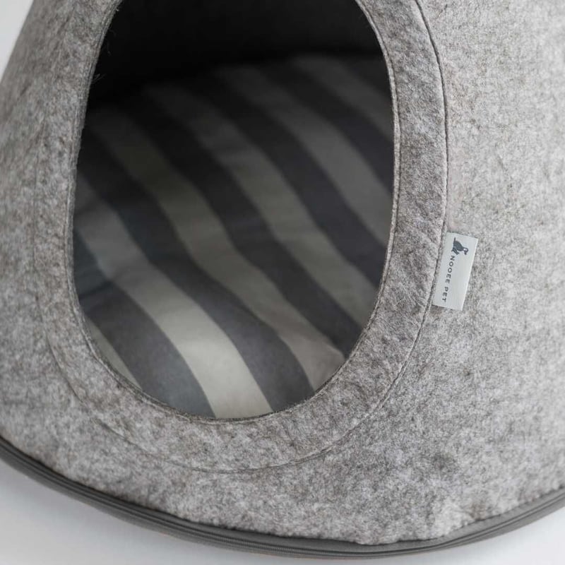NOOEE PET] どこでもおうちテント グレー S/M | モフモフ mof_mof｜