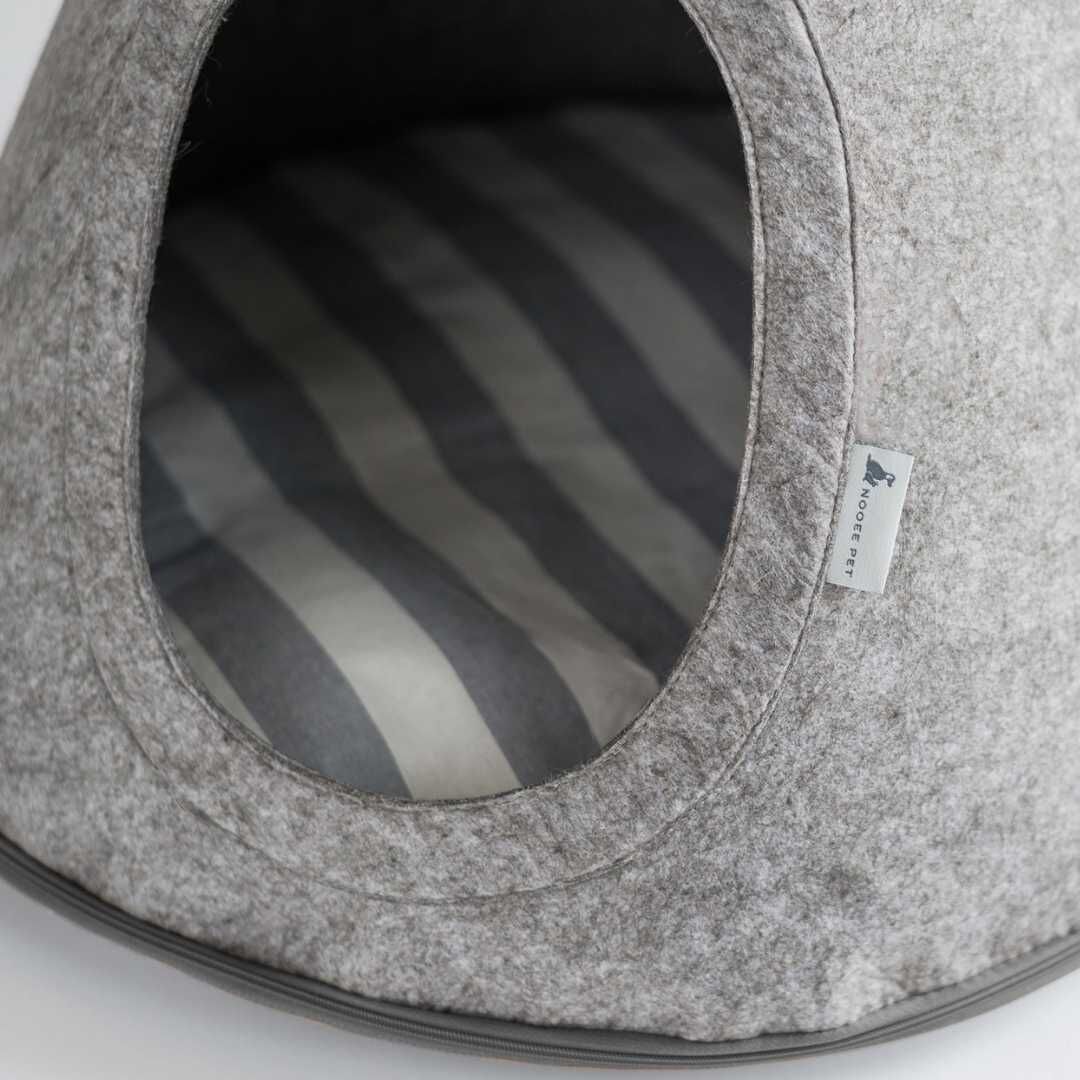 NOOEE PET] どこでもおうちテント グレー S/M | モフモフ mof_mof｜