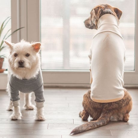 [furryfolks]  High Neck Tee  クリーム