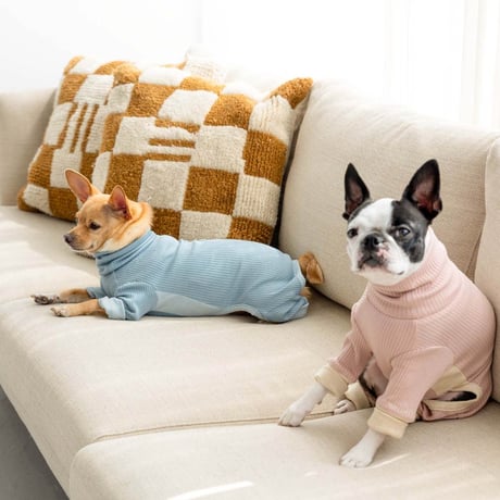 [furryfolks]  ストレッチジャンプスーツ くすみピンク Sから3XLまで