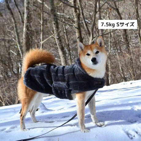 [Kentucky Dogwear] もこもこ防寒コート チャコールグレー