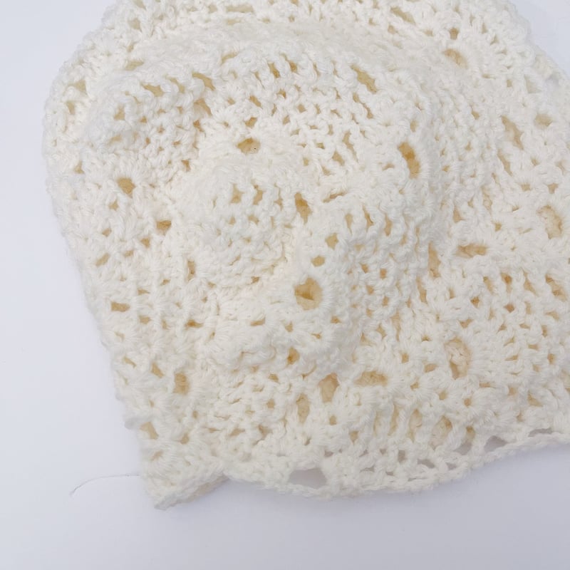 ダウンロード編み図：PDFデータ》【かぎ針編み】パイナップル