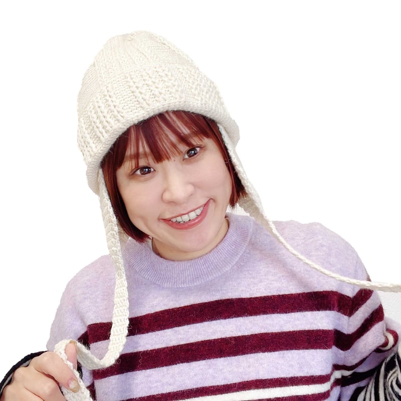 nowos 編み込みニット帽 耳あて付き 親子でおそろい耳当てつきの帽子(S・M・Lサイズ) | 編み物キット販売