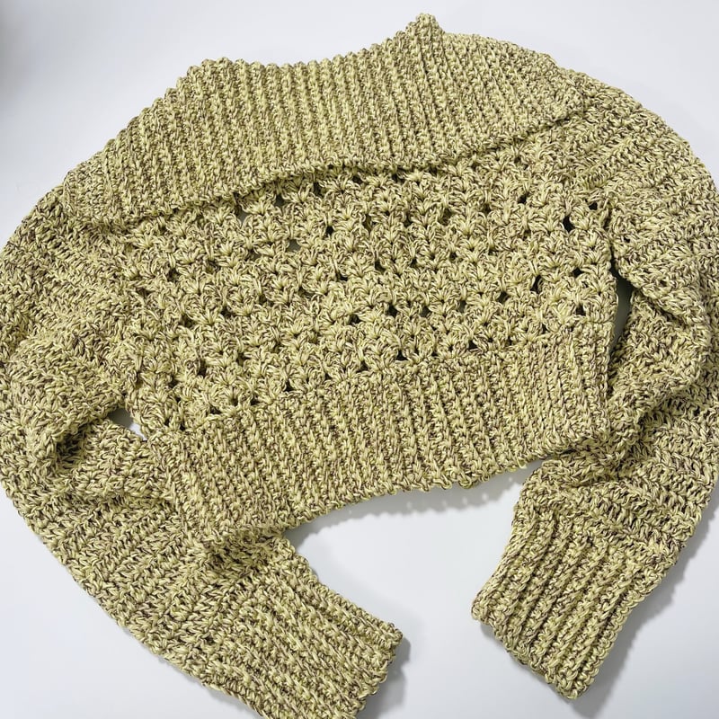 編み物Kit》【かぎ針編み】ハイネックカーディガン | KiiTEEKiiTEEKiiTE