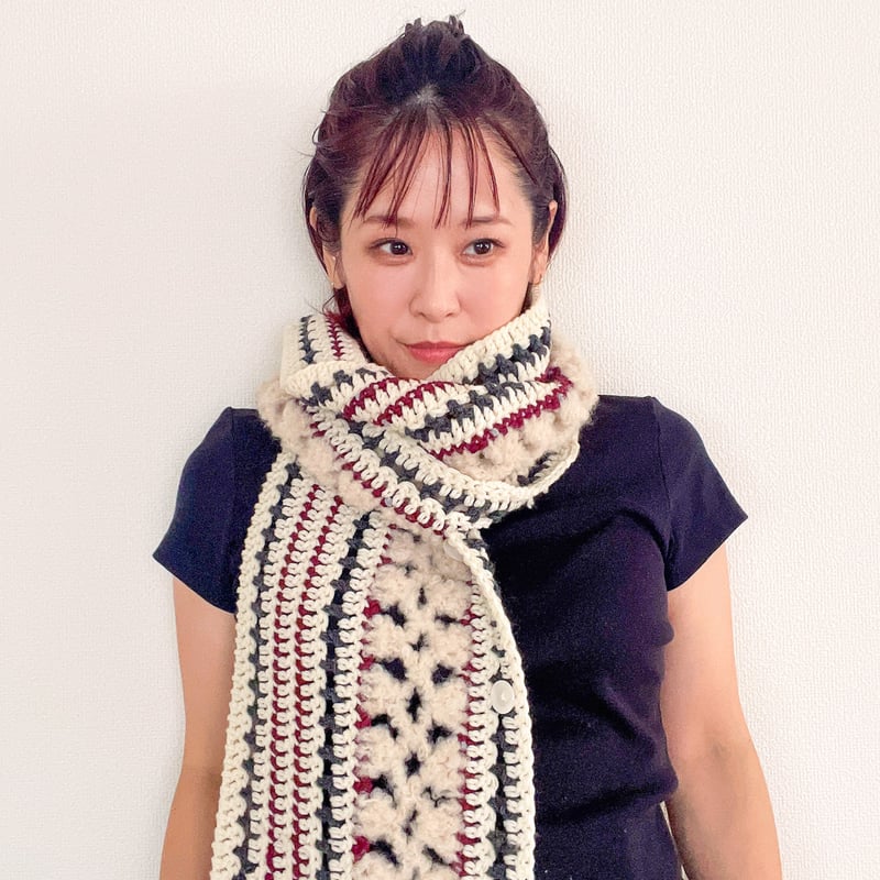 書籍掲載作品：オールシーズンクロシェ】《編み物Kit》【かぎ針編み