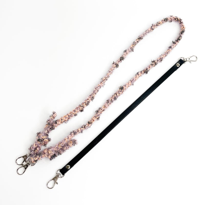 編み物Kit》【かぎ針編み】ラメミックスカラーバッグ