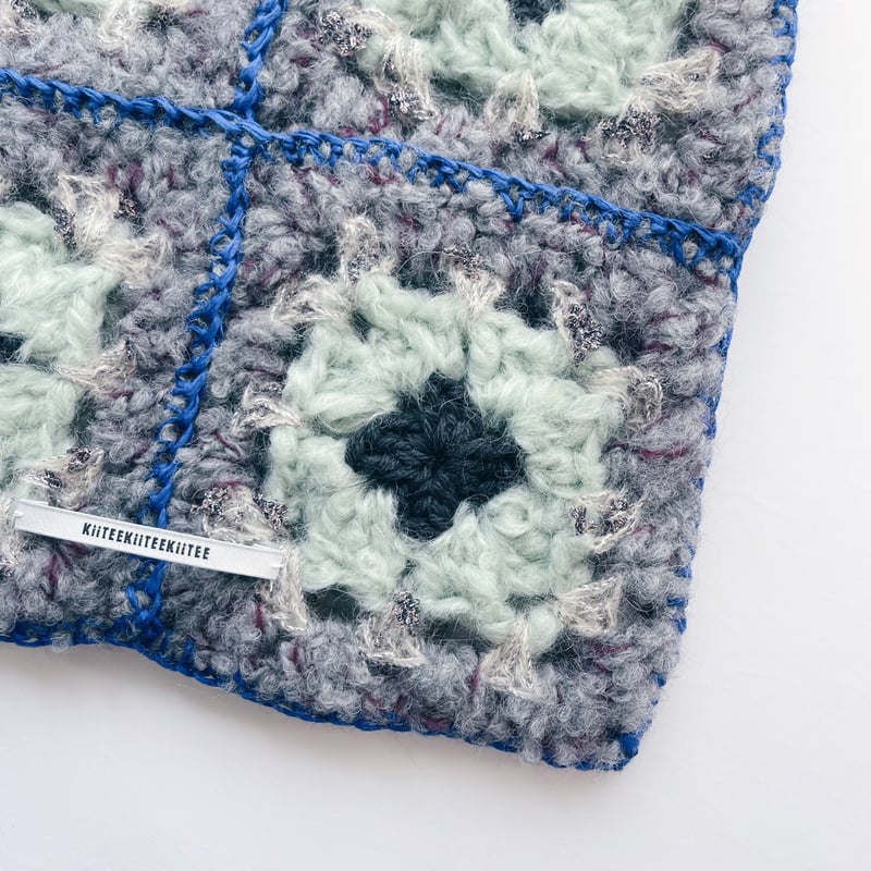 Pitusa◇かぎ針編み スクエア ハンドバッグ【送料関税込】