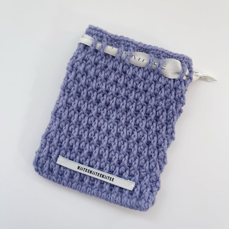 編み物Kit》【かぎ針編み】引き上げ編みの巾着C | KiiTEEKiiTEEKiiTEE