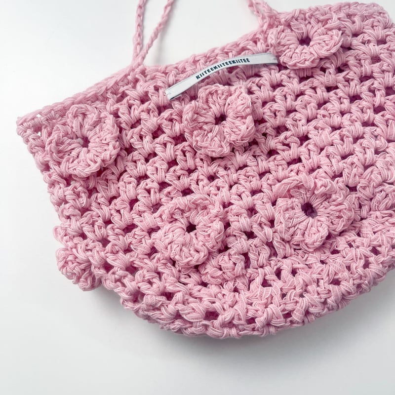 手編みバッグ(ｖ) Crochet] Easy ☆ How to crochet a diagonal tote bag