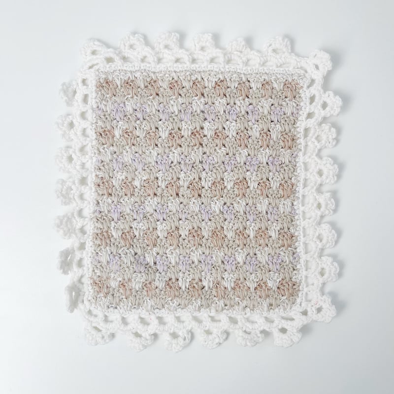 書籍掲載作品：ニュークロシェ】《編み物Kit》【かぎ針編み】ツイード