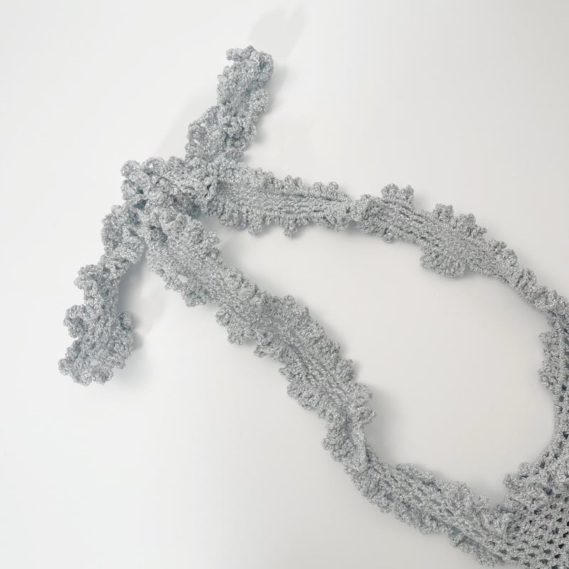 ホワイトフリル編みバッグ 楽天市場】【春夏】フリルの2wayバッグ【中級者】【編み物キット