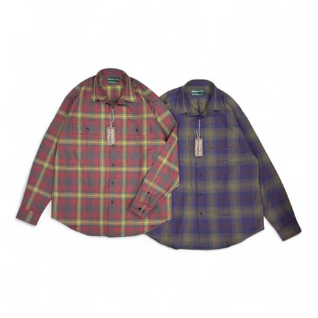 トップス BROWN by 2-tacs Wool Nylon Dry Check BROWN by 2-tacs＂REGULAR COLLAR＂WOOL NYLON DRY C