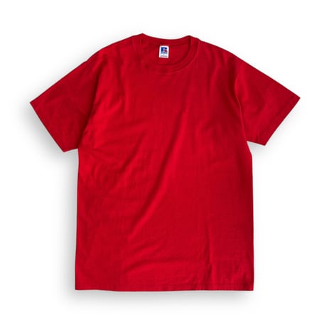 DEADSTOCK＂1980's RUSSELL ATHLETIC BLANK T-SHIRT＂MADE IN U.S.A. / SZ LARGE