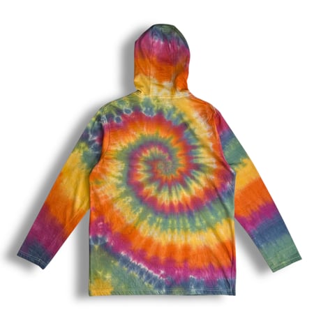 BROWN by 2-tacs＂BAA HOODIE＂TIE-DIE / MERINO WOOL NYLON JERSEY
