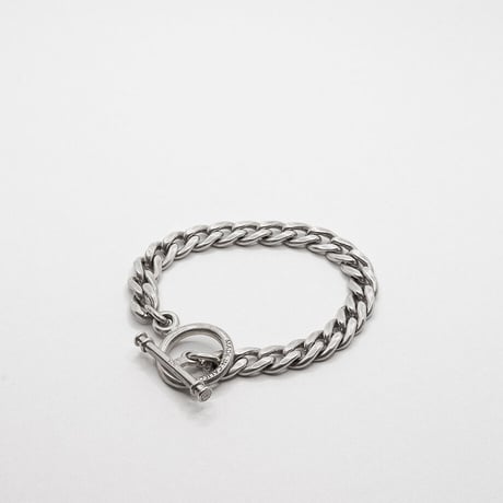 MADE IN CALIFORNIA＂T-BAR CUBAN BRACELET＂Made in U.S.A. / SZ MEDIUM