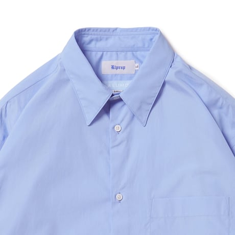 Riprap＂FF REGULAR COLLAR SHIRT＂ALUMO COTTON POPLIN