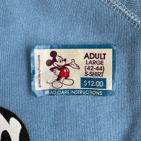 DEADSTOCK " 1970's OLD MICKEY MOUSE SWEATSHIRT＂MADE IN U.S.A. / SZ LARGE