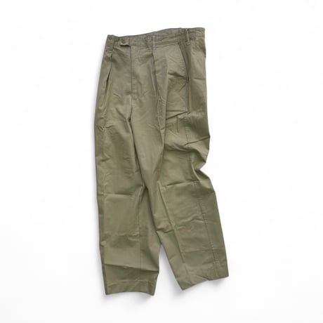 DEADSTOCK " 1990's EU MILITARY CHINO TROUSERS＂RE-MAKED