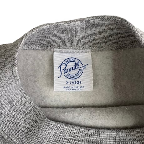 DEADSTOCK " 1980's PANNILL BLANK SWEAT SHIRT " MADE IN U.S.A. / SZ X-Large