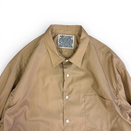 SUNNY ELEMENT＂VINEYARD SHIRT＂120s/2 / DEADSTOCK FABRIC