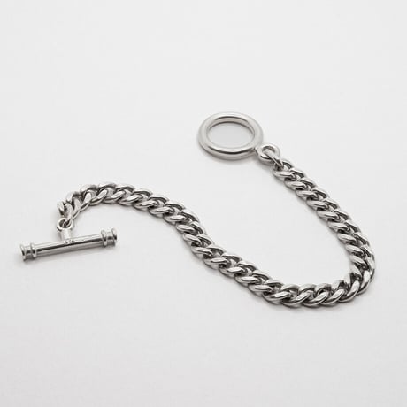 MADE IN CALIFORNIA＂T-BAR CUBAN BRACELET＂Made in U.S.A. / SZ SMALL