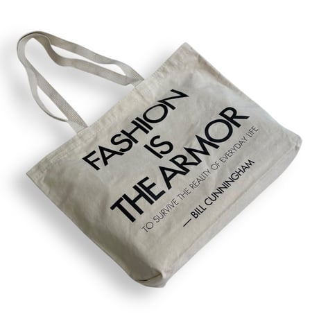 SLOWPOKE＂FASHION IS THE ARMOR TOTE BAG＂ENVIRO TOTE