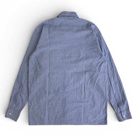 DEADSTOCK " ITALIAN NAVY CHAMBRAY SHIRT  "