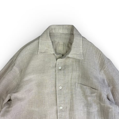 SUNNY ELEMENT＂SLEEPIMG SHIRT＂COTTON LINEN / DEADSTOCK FABRIC