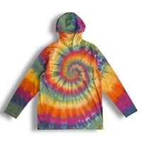 BROWN by 2-tacs＂BAA HOODIE＂TIE-DIE / MERINO WOOL NYLON JERSEY