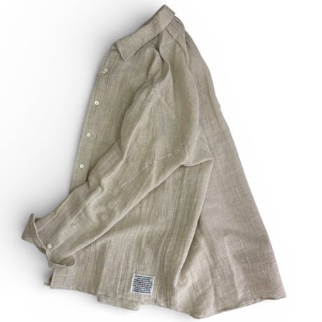 SUNNY ELEMENT＂SLEEPIMG SHIRT＂COTTON LINEN / DEADSTOCK FABRIC