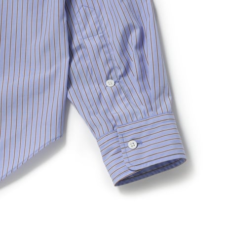 Riprap " FF REGULAR COLLAR SH＂100/2 SUPIMA POPLIN STRIPE