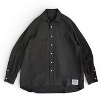 SUNNY ELEMENT＂SLEEPIMG SHIRT＂SILK LINEN / DEADSTOCK FABRIC