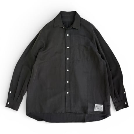SUNNY ELEMENT＂SLEEPIMG SHIRT＂SILK LINEN / DEADSTOCK FABRIC